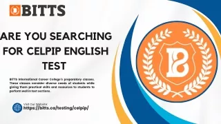 Are You Searching For CELPIP ENGLISH TEST In Brampton