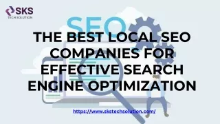 The Best Local SEO Companies for Effective Search Engine Optimization