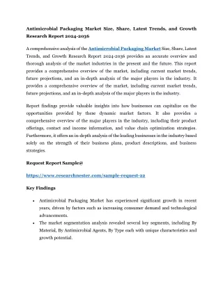Antimicrobial Packaging Market