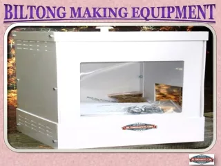Biltong Making Equipment