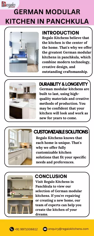 German Modular Kitchen In Panchkula
