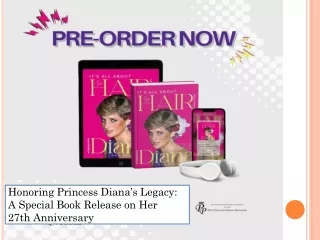 Honoring Princess Diana’s Legacy A Special Book Release on Her 27th Anniversary