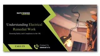 Understanding Electrical Remedial Work Ensuring Safety and Compliance in the Uk