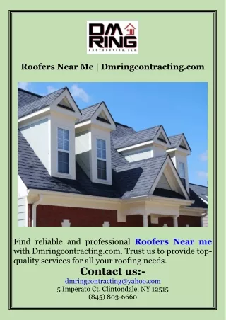 Roofers Near Me  Dmringcontracting.com