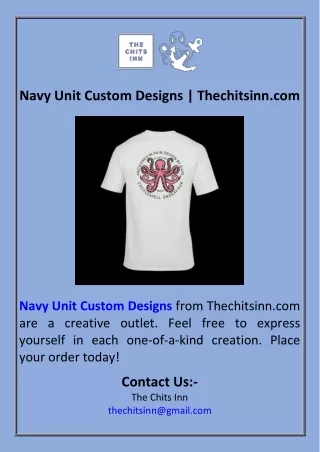 Navy Unit Custom Designs  Thechitsinn.com