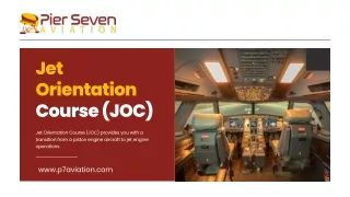 Jet Orientation Course Sharjah - Pier Seven Aviation