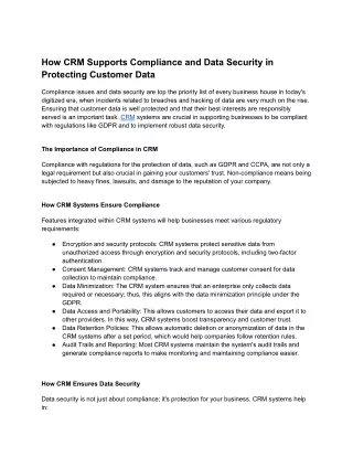 _CRM software development services