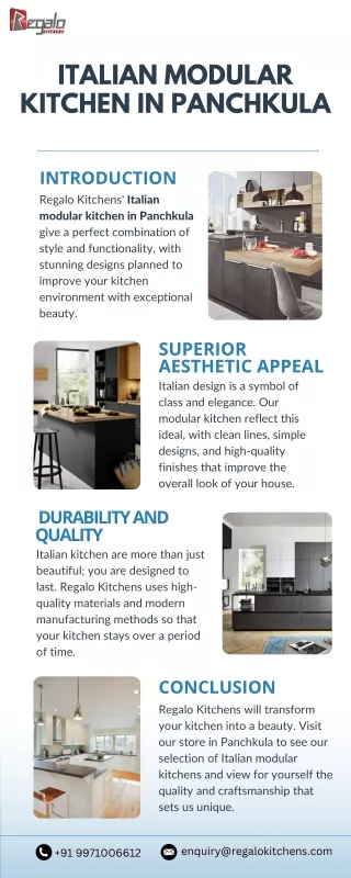 Italian Modular Kitchen In Panchkula