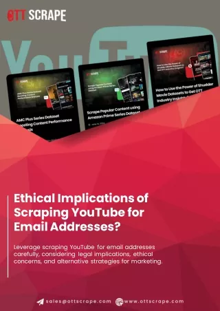 Ethical Implications of Scraping YouTube for Email Addresses