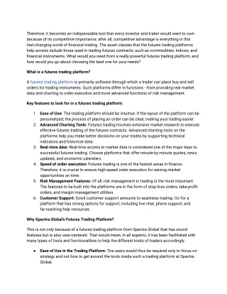 Exploring the World of Futures Trading Platforms: What You Need to Know