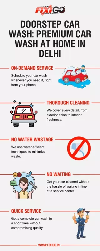 Doorstep Car Wash: Premium Car Wash at Home in Delhi