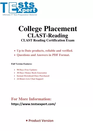 Master the CLAST-Reading - CLAST Reading Certification Exam