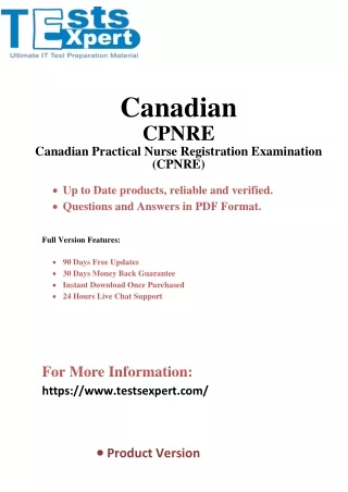 Unlock Your Potential in the CPNRE - Canadian Nurse Exam