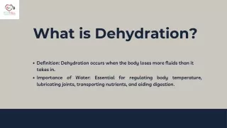 Staying Hydrated Recognizing and Preventing Dehydration