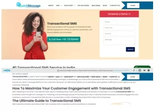 Strengthen Customer Relations with Reliable Transactional SMS Services