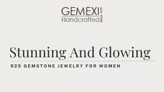 Stunning And Glowing 925 Gemstone Jewelry For Women