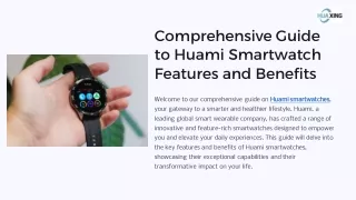 Comprehensive Guide to Huami Smartwatch Features and Benefits