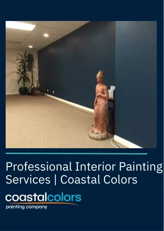 Professional Interior Painting Services  Coastal Colors