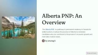 Unlock Your Future with the Alberta Advantage Immigration Program (AAIP)