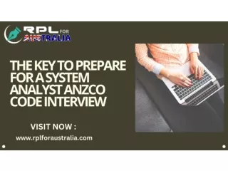 The Key to Prepare for a System Analyst ANZCO Code Interview