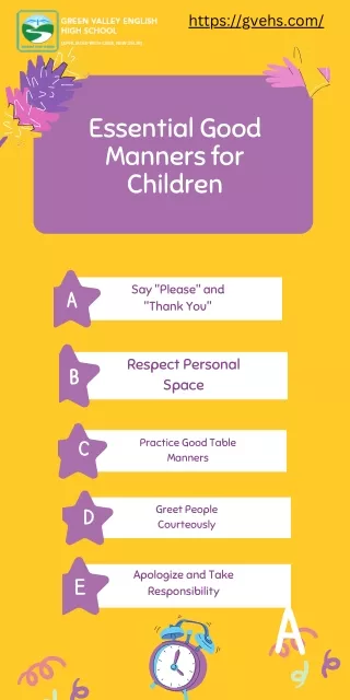 Essential Good Manners for Children