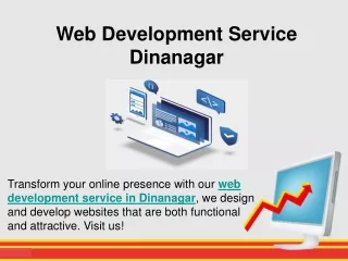 Web Development Service Dinanagar