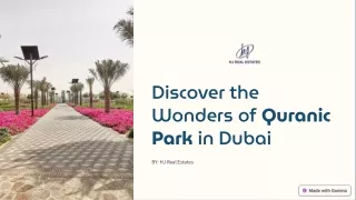 Quranic Park - A Journey Through Islamic Heritage