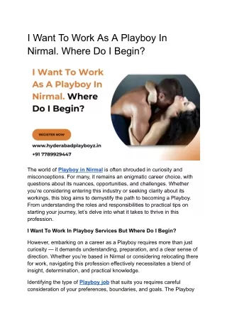 I Want To Work As A Playboy In Nirmal. Where Do I Begin_ (1)