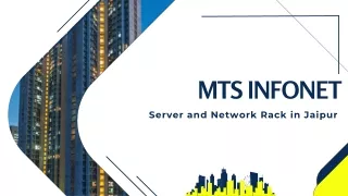 Server & Network Rack in Jaipur – MTS Infonet