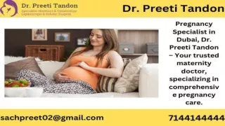 Pregnancy Specialist In Dubai