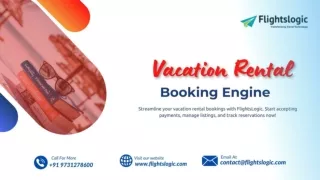 Vacation Rental Booking Engine