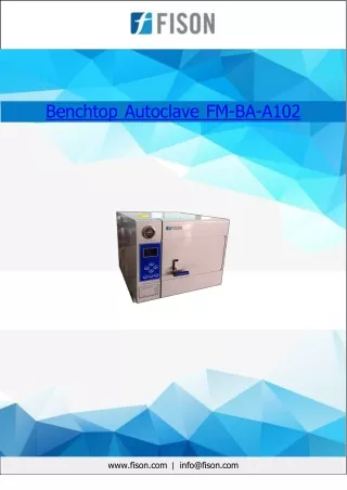 Benchtop-Autoclave 15 L
