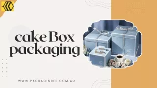 Elegant and Reliable: The Essentials of Cake Box Packaging