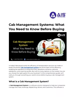 Cab Management Systems_ What You Need to Know Before Buying