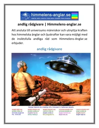 andlig rådgivare  Himmelens-anglar.se