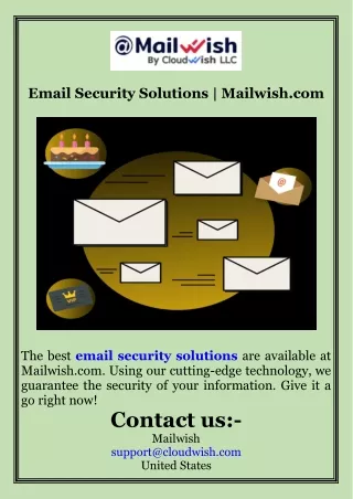 Email Security Solutions  Mailwish.com