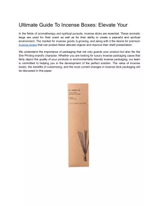 5- Ultimate Guide To Incense Boxes_ Elevate Your