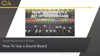 How To Use a Sound Board | Essential Tips & Tricks for Perfect Audio Setup