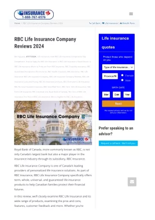 RBC YourTerm: Customizable Life Insurance for Canadians