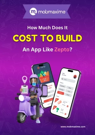 How much does it cost to build an app like Zepto?