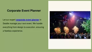 Corporate Event Planner