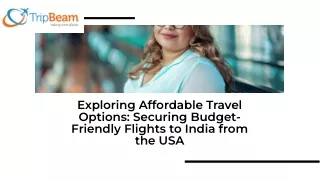 Cheap Tickets to India from USA - tripbeam.com