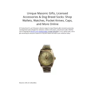 trendy pptUnique Masonic Gifts, Licensed Accessories & Dog Breed Socks: Shop Wal