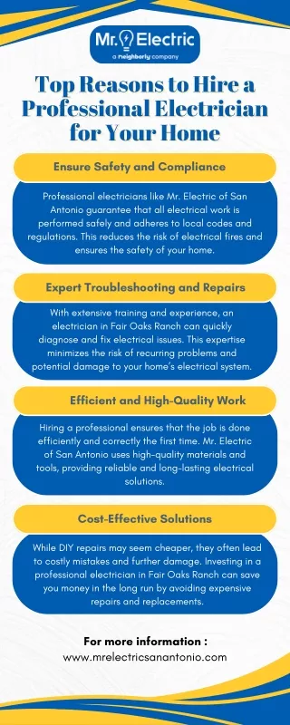 Top Reasons to Hire a Professional Electrician for Your Home