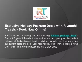 Book Best Honeymoon Tour Package Deals in India At Riyanshitravel.com