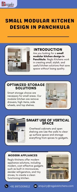 Small Modular Kitchen Design In Panchkula