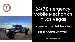 24/7 Emergency Mobile Mechanics in Las Vegas