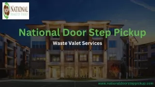 National Door Step Pickup- Valet Garbage Service