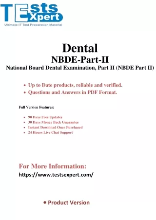 Conquer the NBDE Part II Expert Tips for Exam Success