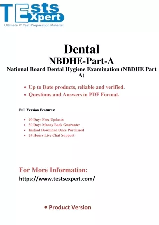Dominate the NBDHE Part A Proven Strategies for Exam Success